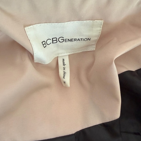 BCBG generation faux fur hooded Light Pink Puffer Coat - Picture 8 of 9